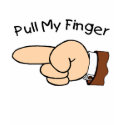 Pull My Finger on Dark Shirt by mikek92349 Pull My Finger on Dark Shirt