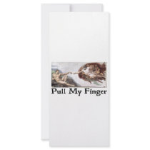 Pull My Finger Rack Card