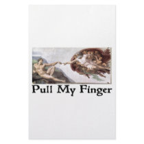 Pull My Finger stationery by divebargraphics Pull My Finger stationery
