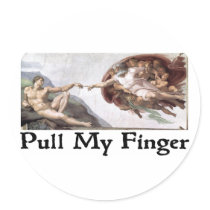Pull My Finger stickers