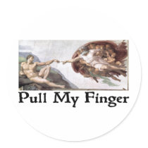 Pull My Finger stickers