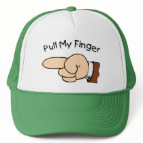 Pull My Finger Truckers Hat Mesh Hats