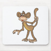 pull my tail monkey mousepads by doonidesignsanimals pull my tail monkey mousepads