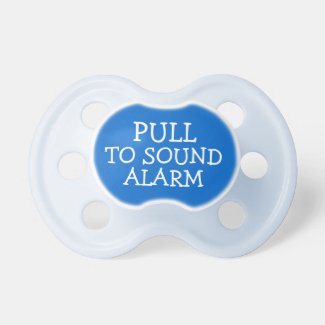 Pull To Sound Alarm Funny Baby Pacifier