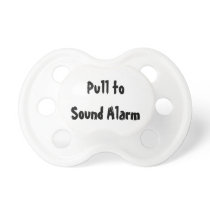 Pull to Sound Alarm Pacifier pacifiers
