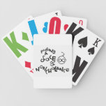 Pulling A Face Of Nonchalance Bicycle Poker Cards