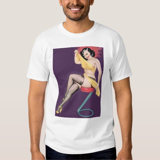 anime girl pulling shirt