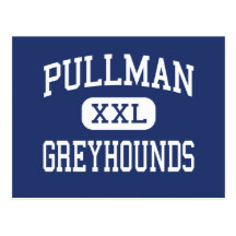Pullman - Greyhounds - High - Pullman Washington Post Cards