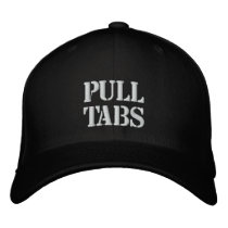 PULLTABS embroidered hats by kotzradio PULLTABS embroidered hats