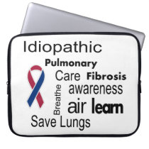 Pulmonary Fibrosis Awareness Laptop Sleeve