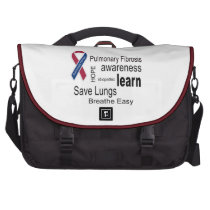 Pulmonary Fibrosis Awareness Messenger Bag Bag For Laptop