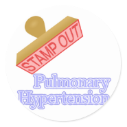 Pulmonary Hypertension Classic Round Sticker