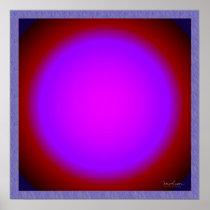 Pulsating Violet Posters
