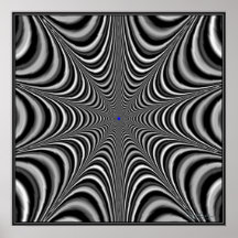 Pulsating Web Poster