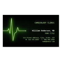 Pulse Heartbeat ECG business card