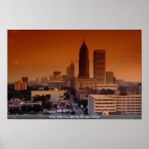 Pulse of the city, Atlanta, Georgia, U.S.A. Print