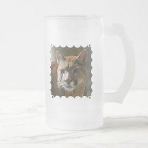 Puma Cats Frosted Beer Mug