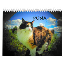 Puma, my supermodel calendars
