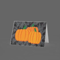 Pumkins greeting card