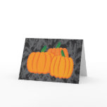 Pumkins greeting card