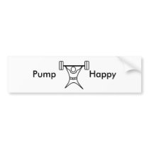 Pump Happy 01, bumper stickers by jjbard2004 Pump Happy 01, bumper stickers