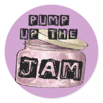 Pump Up the Jam stickers