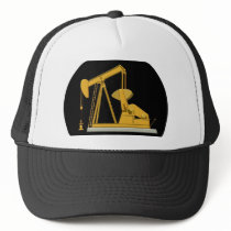 pumpjack keychain hat