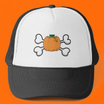 pumpkin and crossbones hats