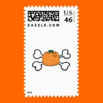 pumpkin and crossbones stamps