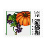 Pumpkin and Grapes Postage
