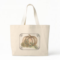 Pumpkin and Mums bags