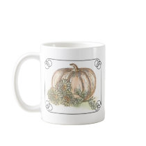 Pumpkin and Mums mugs