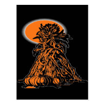 PUMPKIN AND SCARE CROW POST CARDS