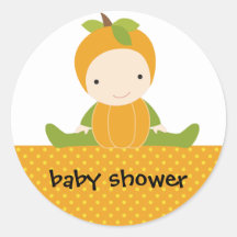 Pumpkin Baby Stickers