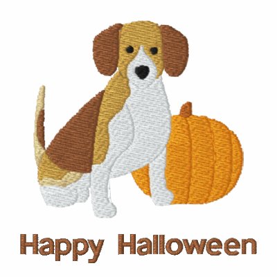 Pumpkin Beagle Embroidered Shirt (Polo Shirt) Pumpkin Beagle Embroidered Shirt (Polo Shirt)