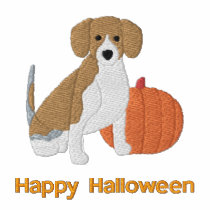 Pumpkin Beagle Embroidered Shirt (T-Shirt) embroidered shirts by MenagerieMayhem Pumpkin Beagle Embroidered Shirt (T-Shirt) embroidered shirts