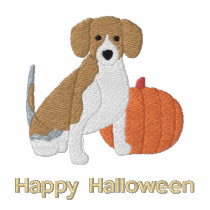 Pumpkin Beagle Embroidered Shirt (Zip Hoodie) embroidered shirts by MenagerieMayhem Pumpkin Beagle Embroidered Shirt (Zip Hoodie) embroidered shirts