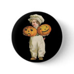 Pumpkin Boy Pinback Button