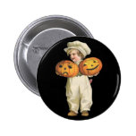 Pumpkin Boy Pinback Button