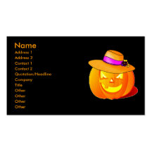 Pumpkin Business Card Template