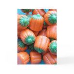 Pumpkin Candy Corn Novelty Gifts Greeting Card