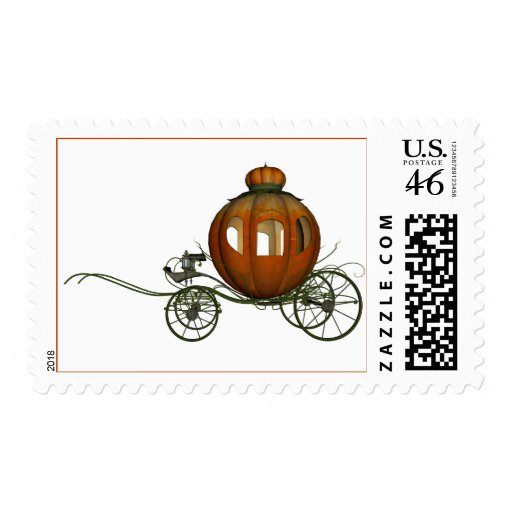 Pumpkin Carriage (2) Postage Stamps