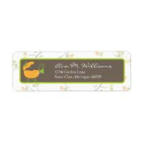 Pumpkin Carriage Address Label