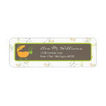 Pumpkin Carriage Address Label