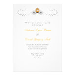 Pumpkin Carriage Fall Wedding Invitations