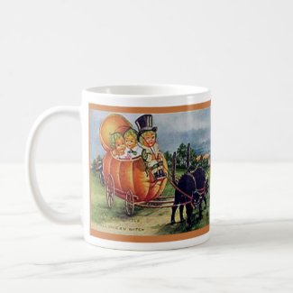 Pumpkin Carriage mug