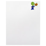 Pumpkin Carving Alien Customized Letterhead