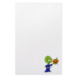 Pumpkin Carving Alien Customized Stationery