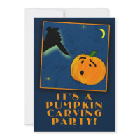 PUMPKIN CARVING PARTY Customizable Invitations