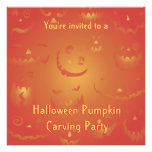 Pumpkin Carving Party Invitations
